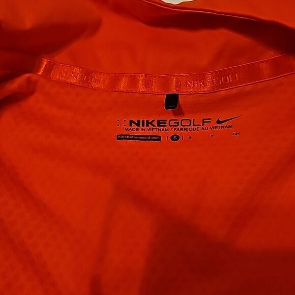 - Nike Golf Vest Size Small Orange - Picture 6 of 8